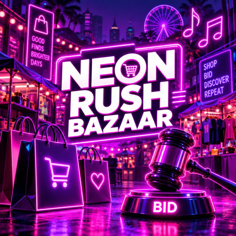 Neon Rush Bazaar